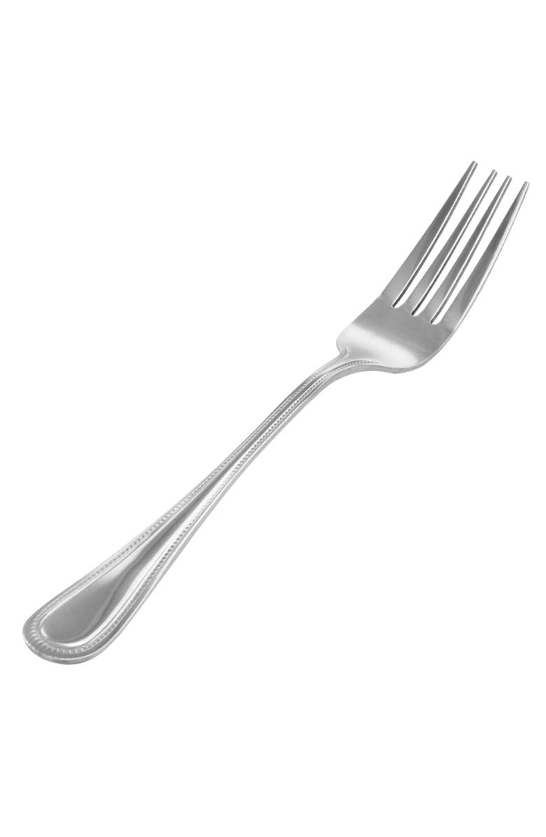 OSTER 20 Piece Stainless Steel Flatware and Steak Knife Set, Alternate, color, Metallic Silver