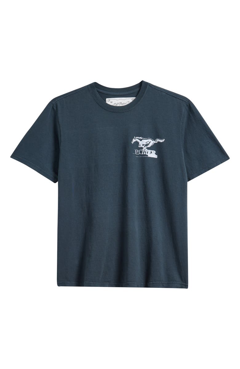 ONE OF THESE DAYS Mustang Cross Graphic T-Shirt, Alternate, color, Hard Washed Black