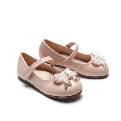 Tulleen Charlotte Ribbon Flats In Pink