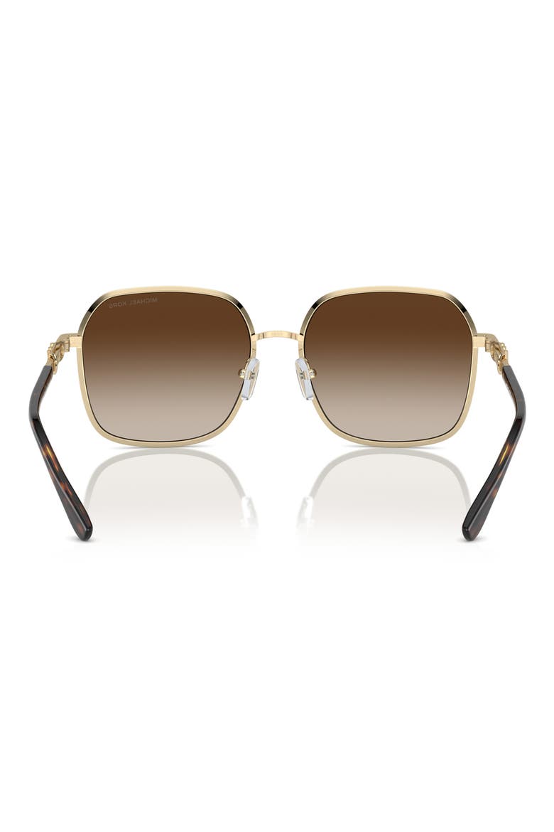 Cadiz 58mm Gradient Square Sunglasses, Alternate, color, BROWN GRADIENT