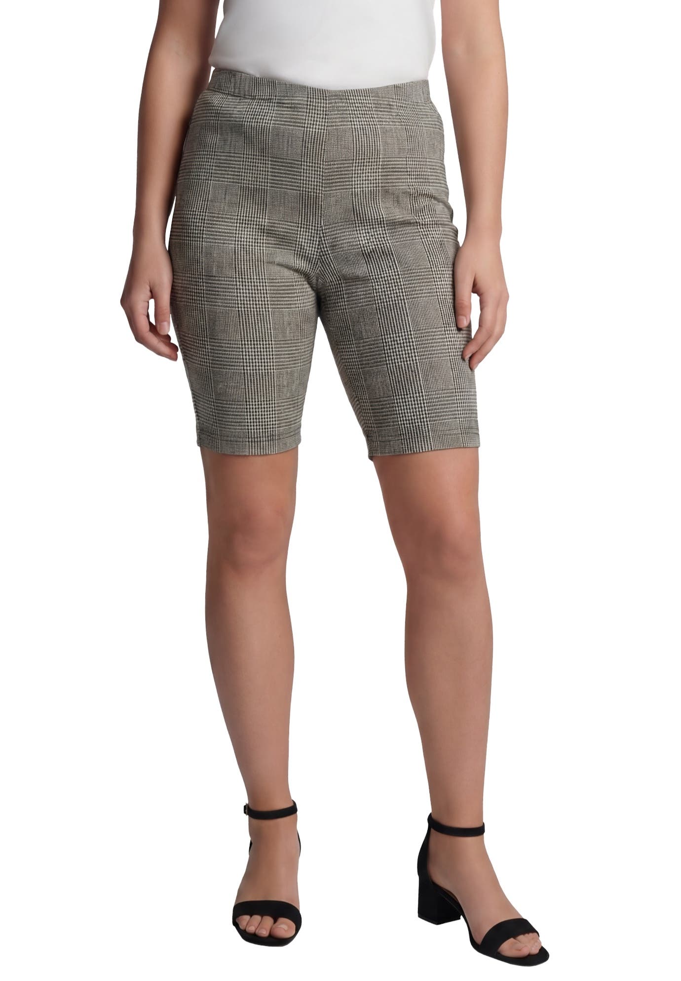 BLACK IVORY GLEN PLAID