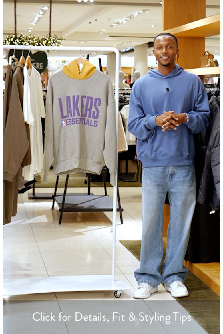 x NBA Lakers Sports Fit Hoodie video