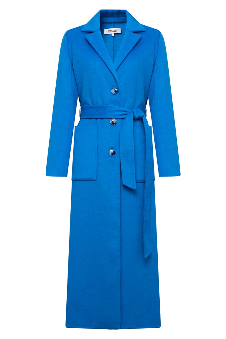 Nene Wool Coat, Alternate, color, BRIGHT BLUE