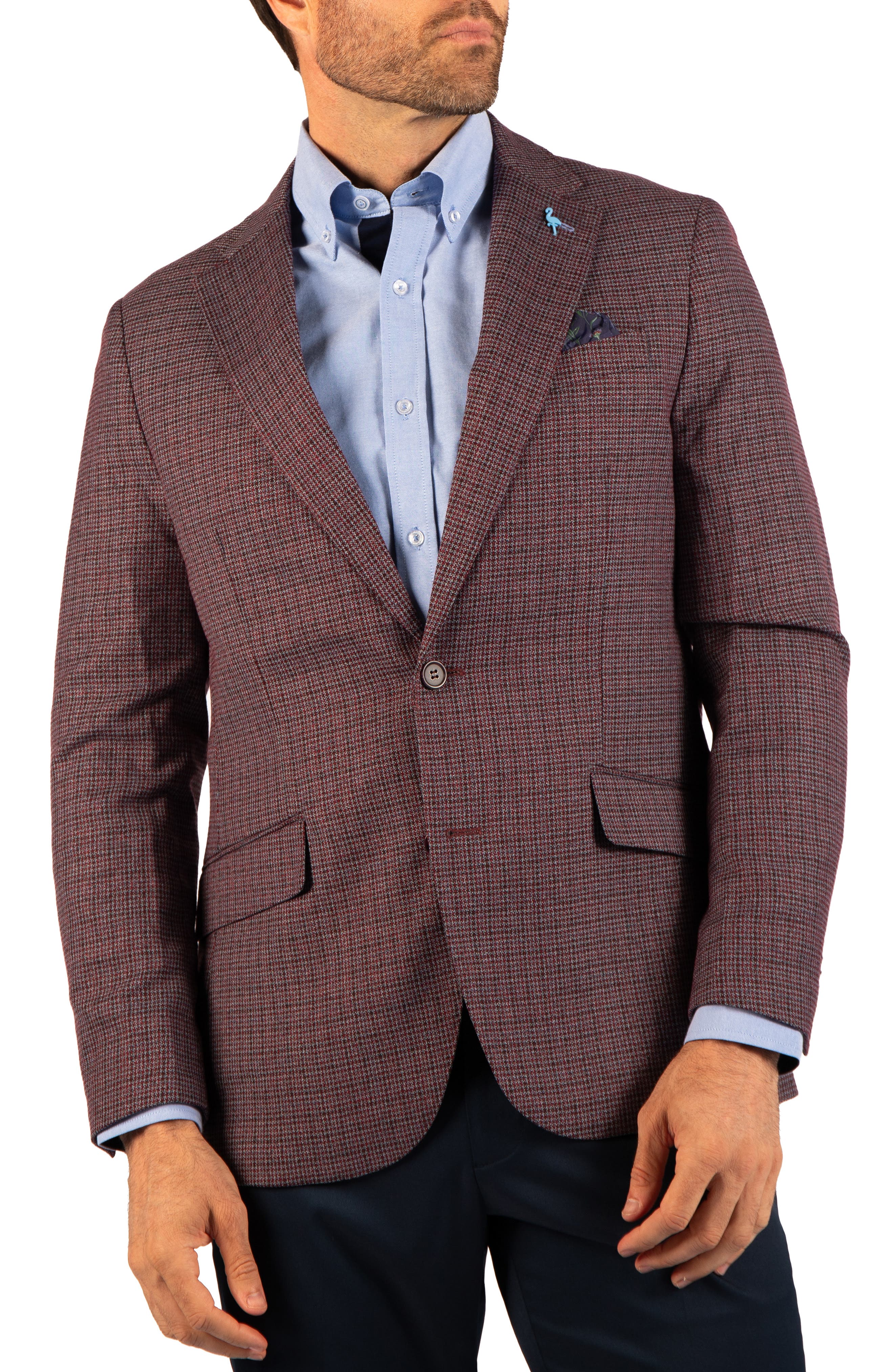 Micro Houndstooth Sport Coat