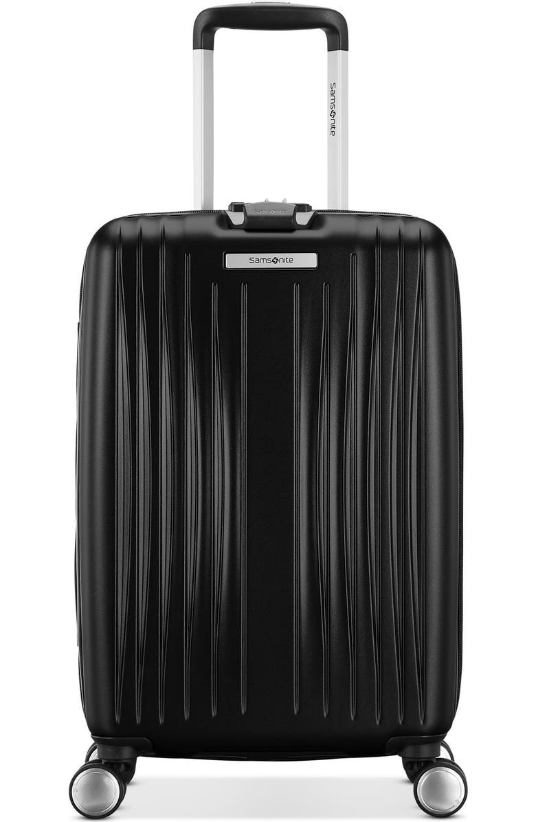 Samsonite Opto 3 Hardside 2 Piece Set (CO/LG) Spinner Luggage, Alternate, color, Black