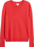 Caslon® Merino Wool Blend Crewneck Sweater