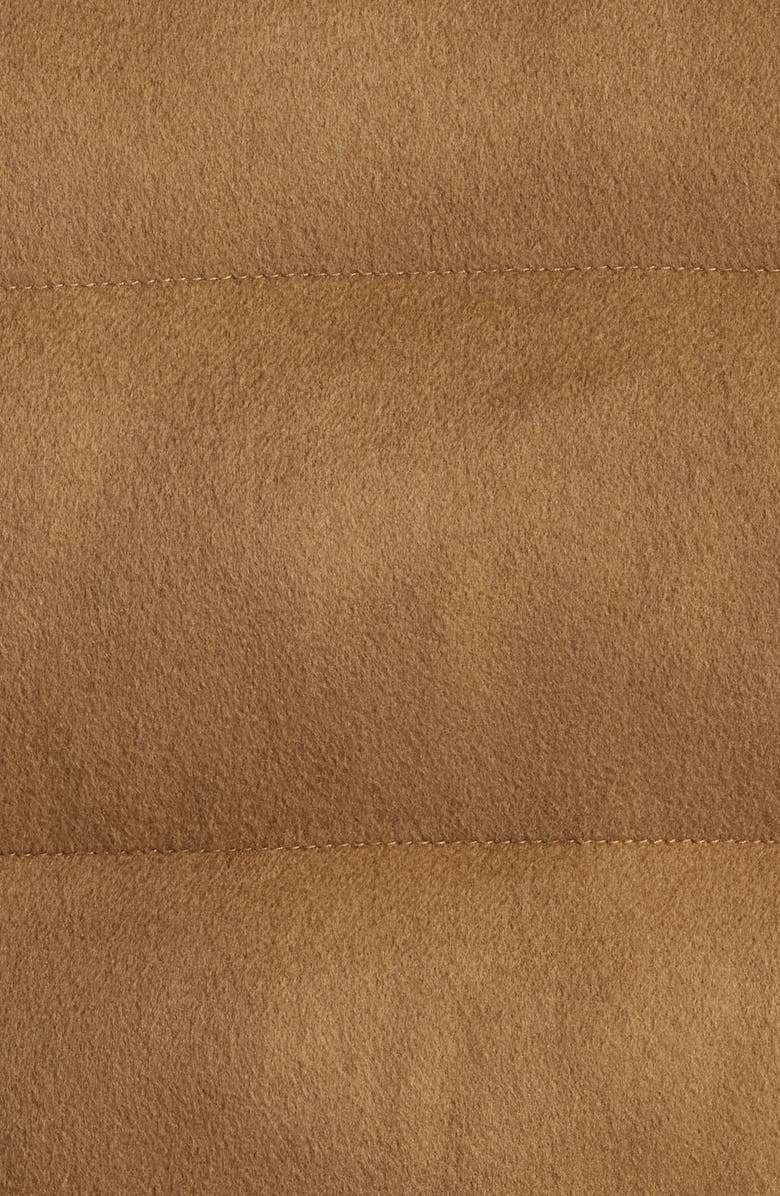 Aurélien Water Resistant Quilted Wool Puffer Jacket, Alternate, color, Caramel