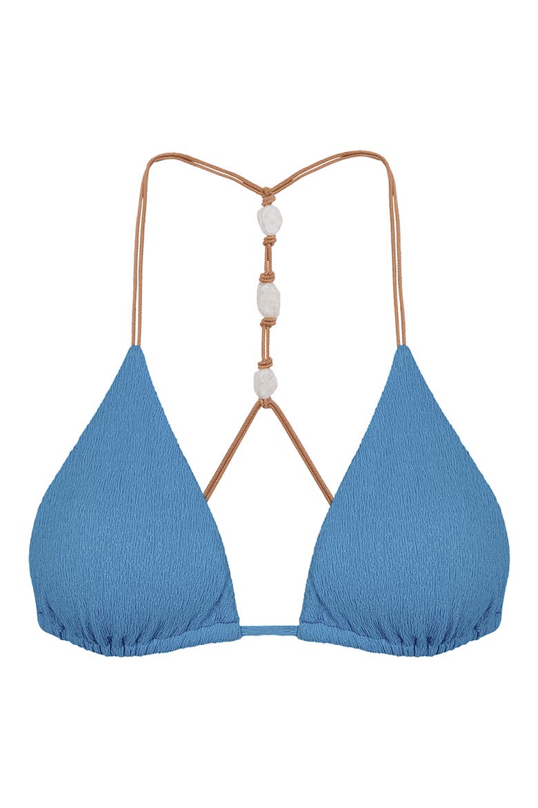 Firenze Ney Racerback Bikini Top, Alternate, color, BLUE