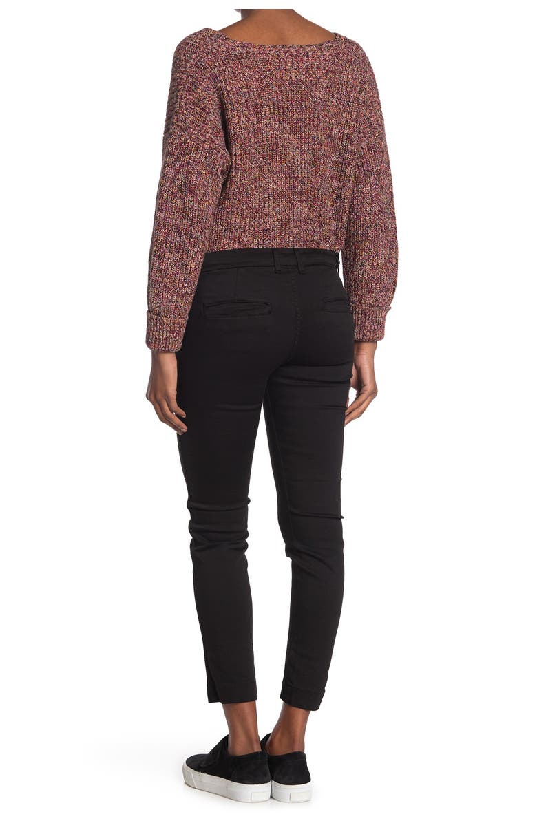 NSF Clothing Wallace Tape Seam Skinny Crop Pants, Alternate, color,