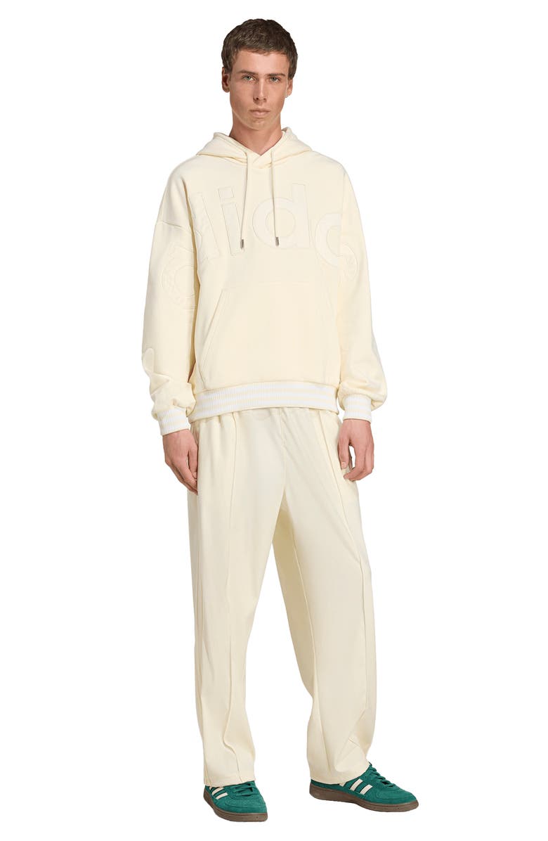 adidas Oversize Logo Hoodie, Alternate, color, Cream White