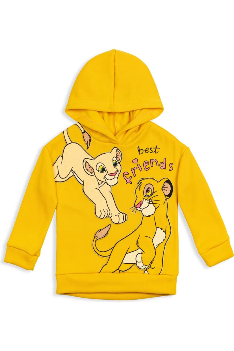 Lion King Fleece 2-Piece Hoodie and Leggings Set, Alternate, color, Simba Nala Yellow