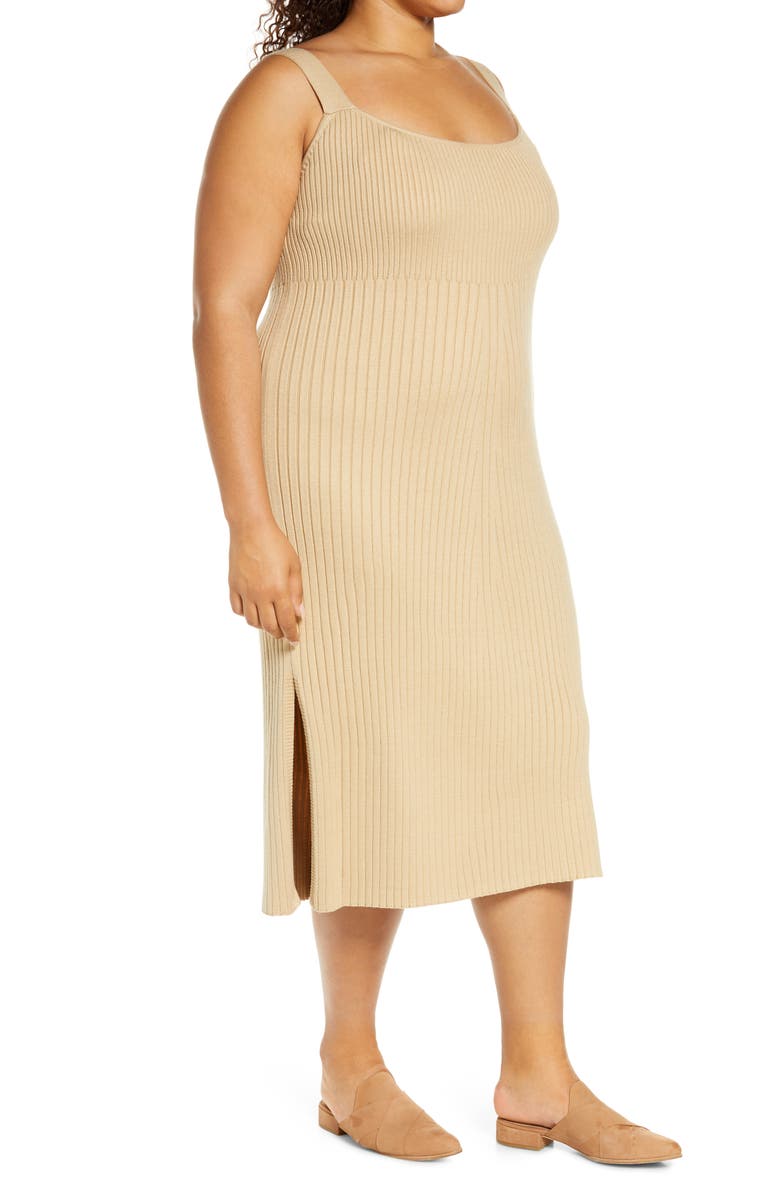 WAYF Gillian Ribbed Tank Dress, Alternate, color,
