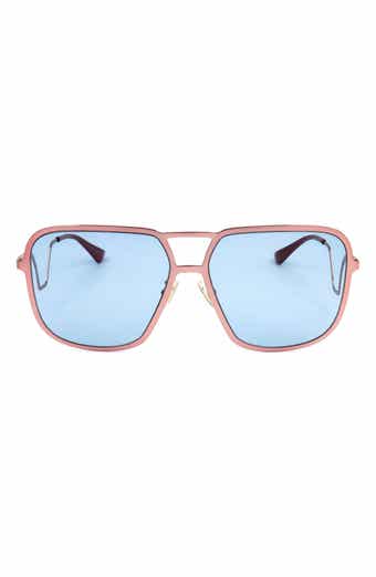Marni 58mm Aviator Sunglasses