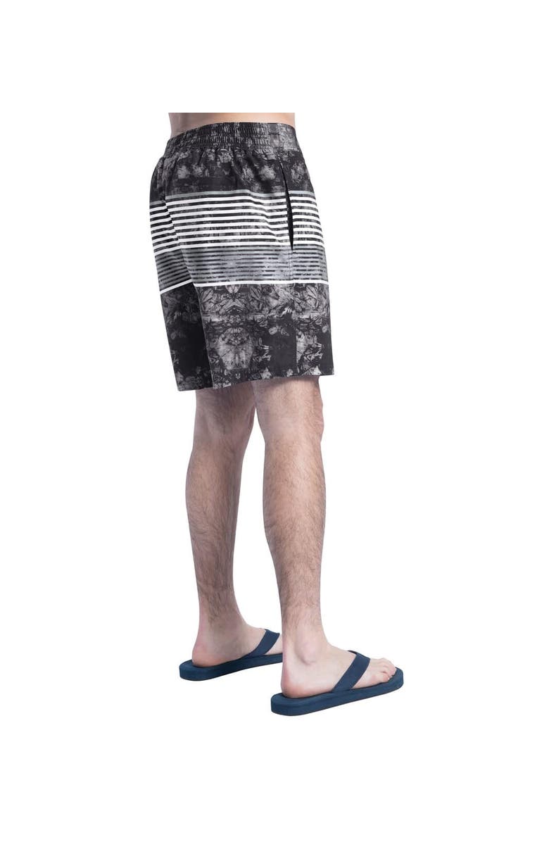 G-III SPORTS BY CARL BANKS Men's G-III Sports by Carl Banks  Black/Gray Las Vegas Raiders Horizon Volley Swim Shorts, Alternate, color, Black