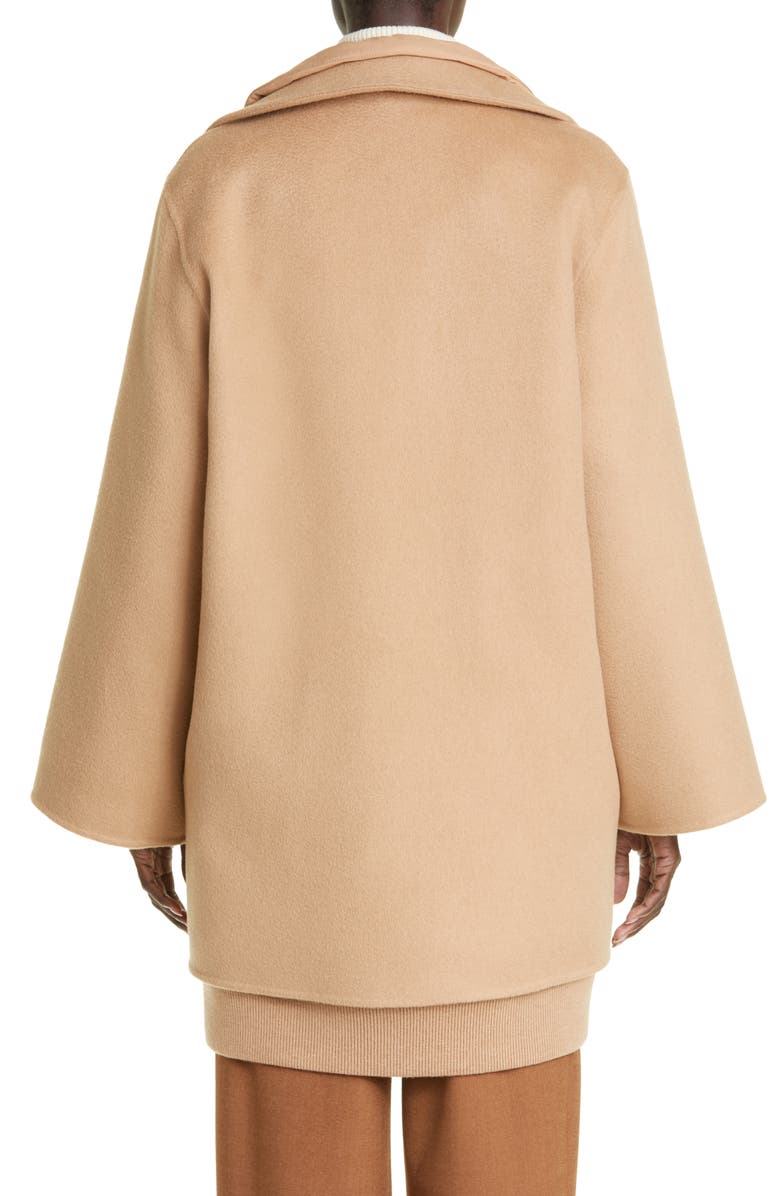 Akris Fenix 2-in-1 Quilted & Camel Hair Car Coat, Alternate, color,