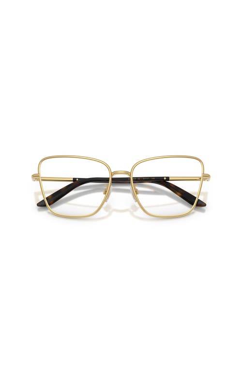 Dolce & Gabbana Dolce&gabbana 55mm Cat Eye Optical Glasses In Gold