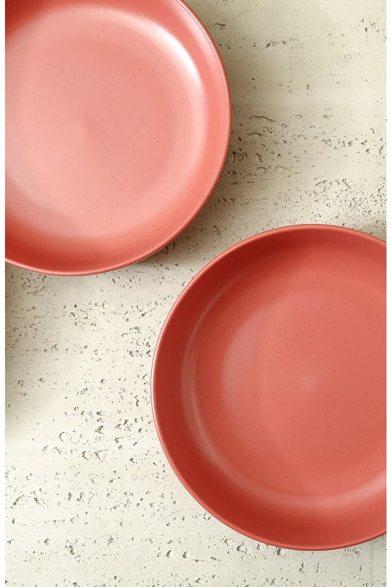 Logan Stoneware 4-Piece Bowl Set, Alternate, color, Terracotta