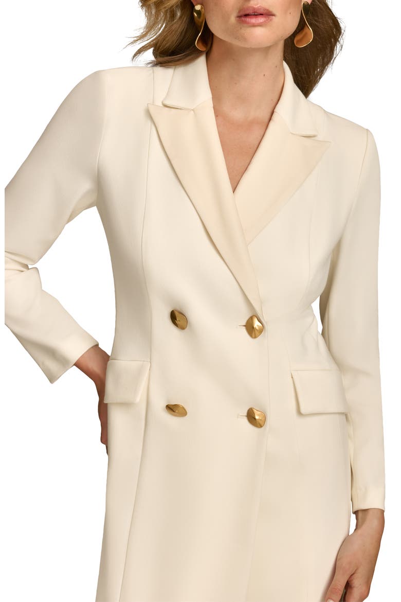 Double Breasted Long Sleeve Dress, Alternate, color, PRISTINE