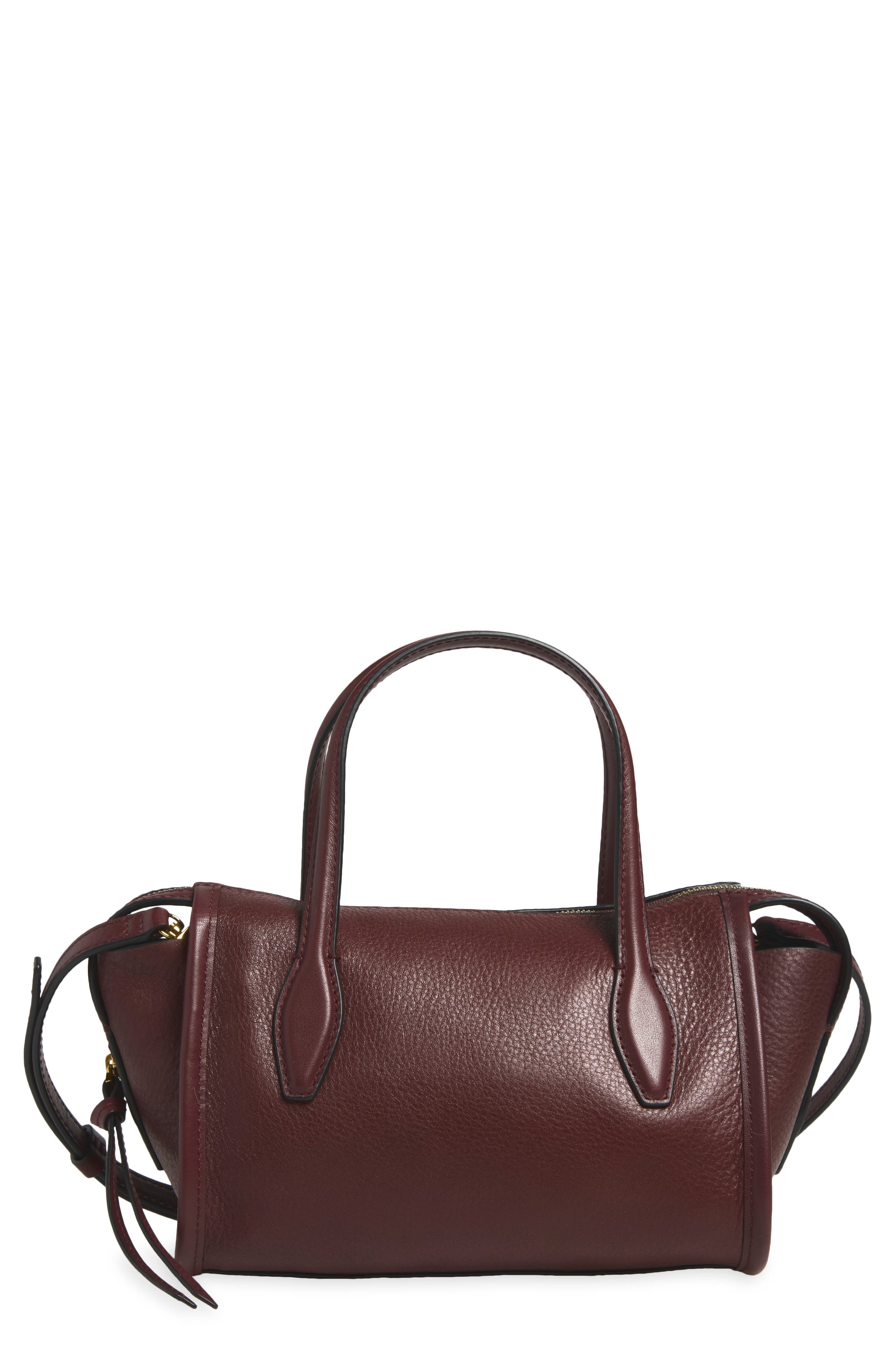 The Lexi Crossbody Bag, Main, color, DARK BURGUNDY