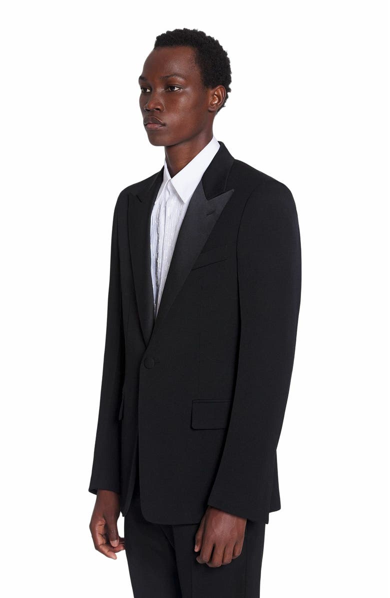Lanvin SATIN COLLAR TUXEDO JACKET, Alternate, color, 