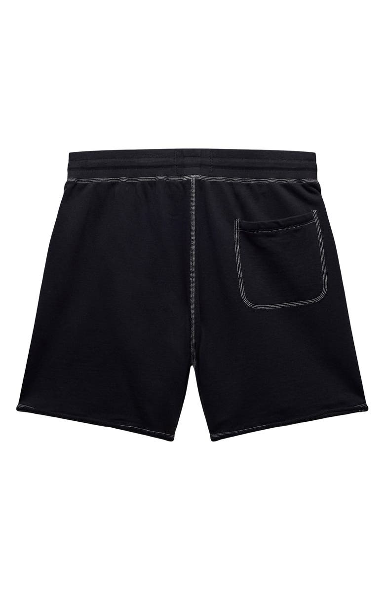 Reigning Champ Lightweight Terry Cutoff Shorts, Alternate, color, Black