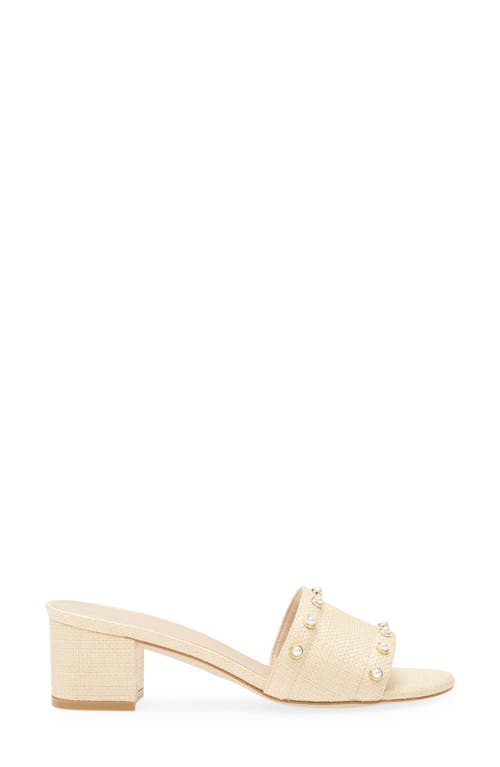 STUART WEITZMAN STUART WEITZMAN FAUX PEARL SLIDE SANDAL