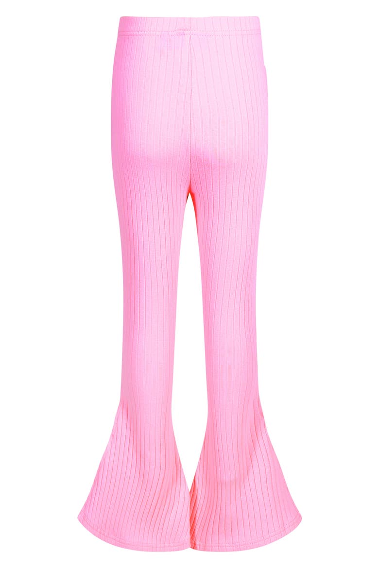 Kids' Disco Flare Leggings, Alternate, color, PINK