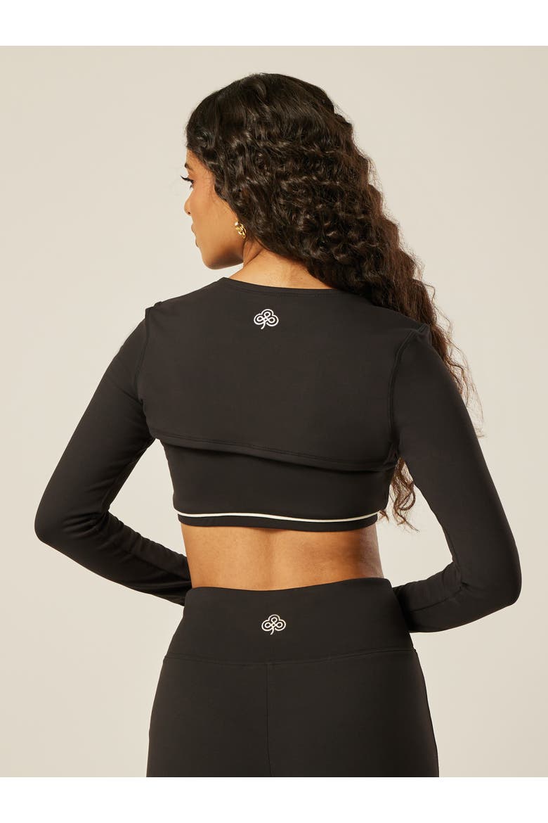 Core Everyday Long Sleeve Bolero, Alternate, color, Black