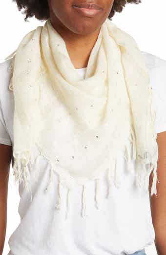 La Fiorentina Sequin Twisted Fringe Scarf