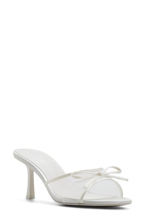 Call It Spring By Aldo Bettie Bow Slide Sandal In White