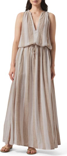Lennon Stripe Sleeveless Maxi Dress