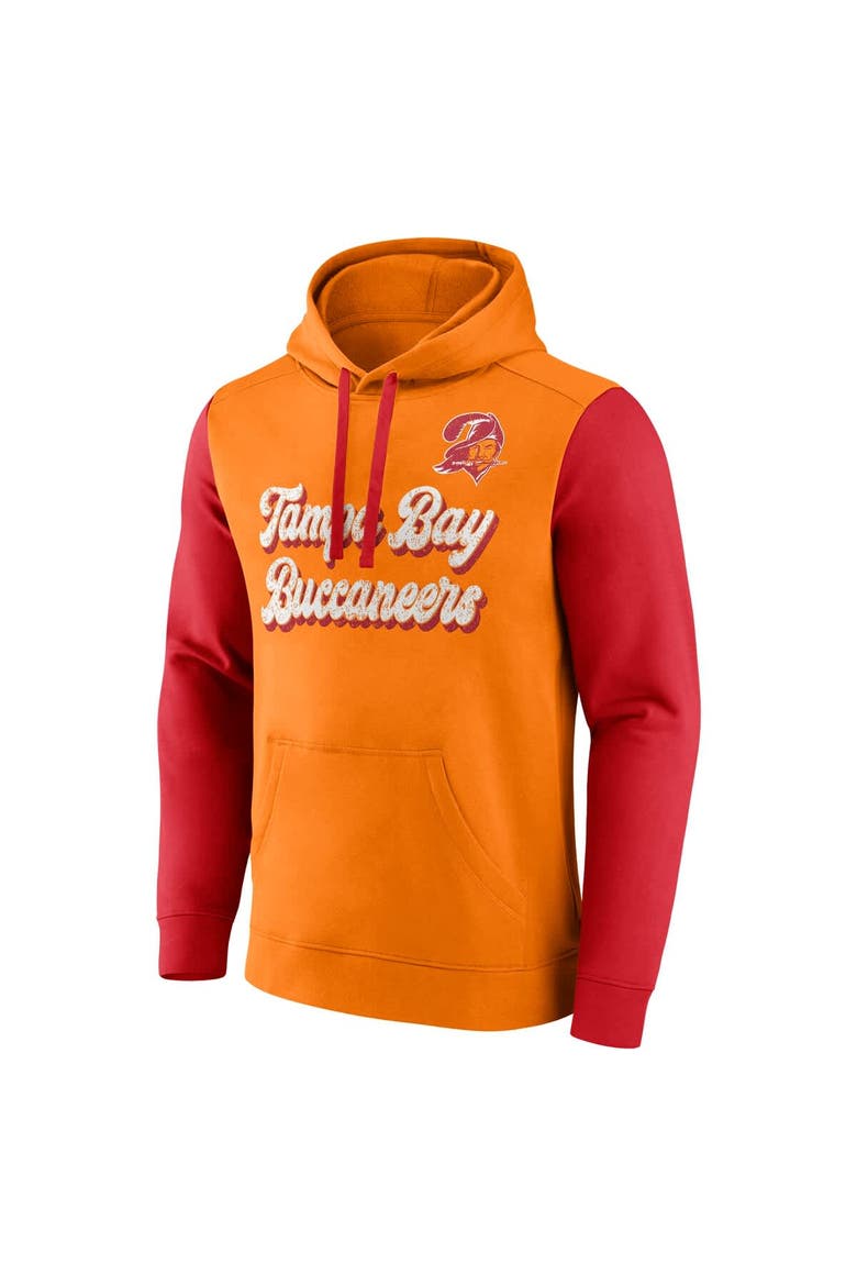 Men's Fanatics Red Tampa Bay Buccaneers Fleece Pullover Hoodie, Alternate, color, Orange