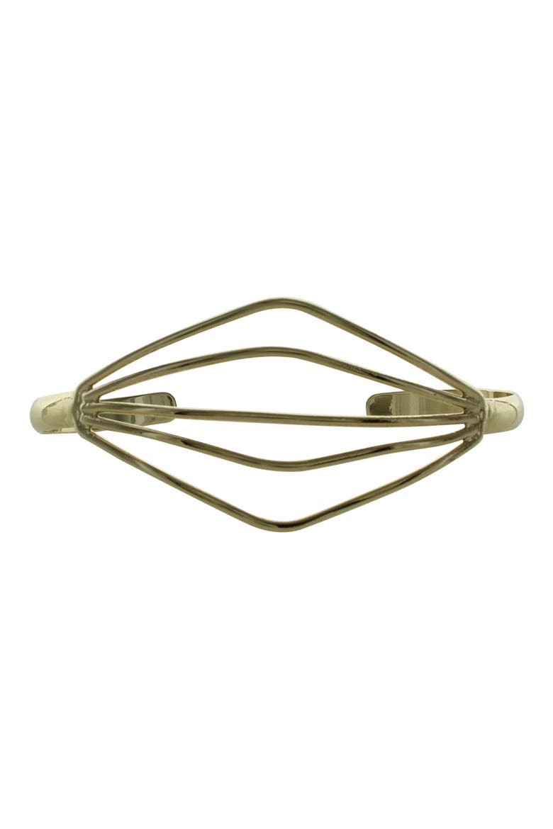 Fine Lines Cuff Bracelet, Main, color, GOLD