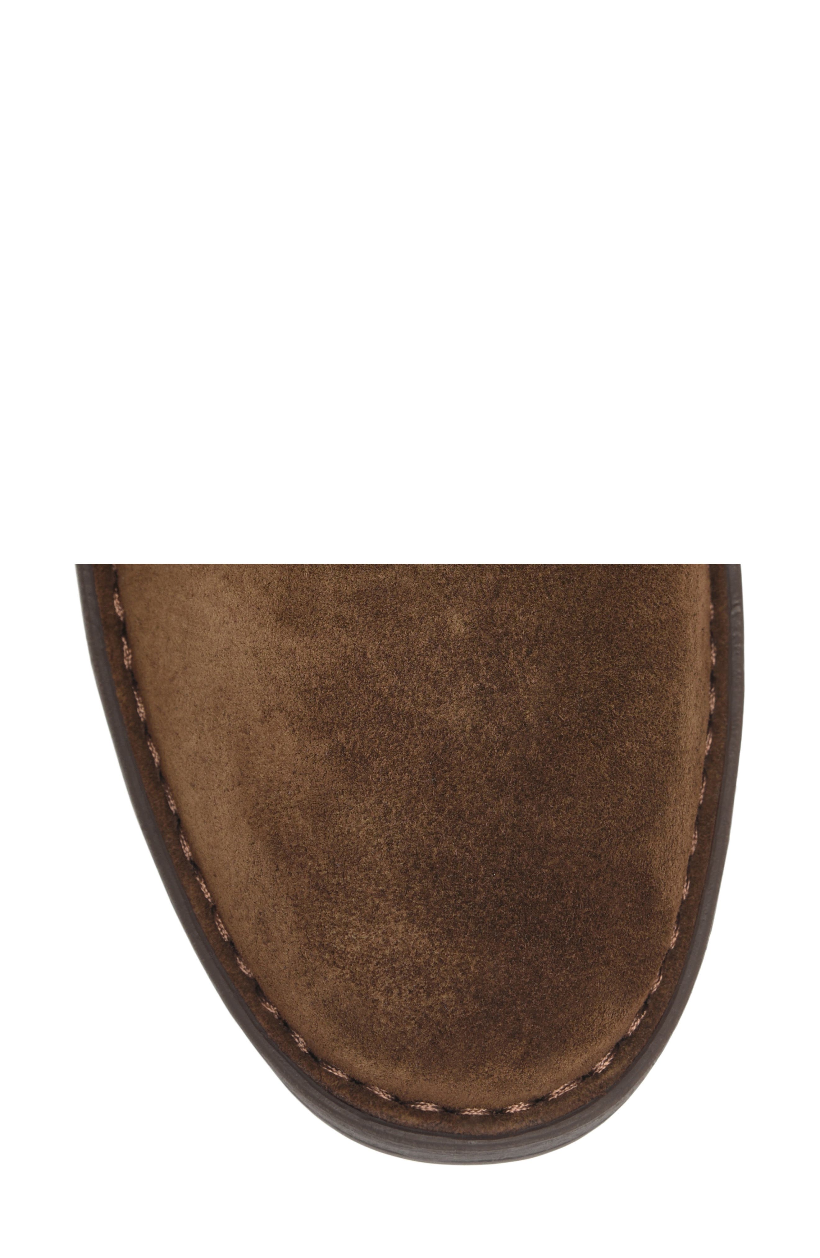 Charlie Leather Bootie, Alternate, color, CHOCOLATE SUEDE