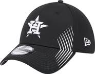 New Era Men's New Era Black Houston Astros Active Dash Mark 39THIRTY Flex Hat