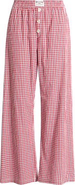 BDG Urban Outfitters Gingham Check Straight Leg Pants
