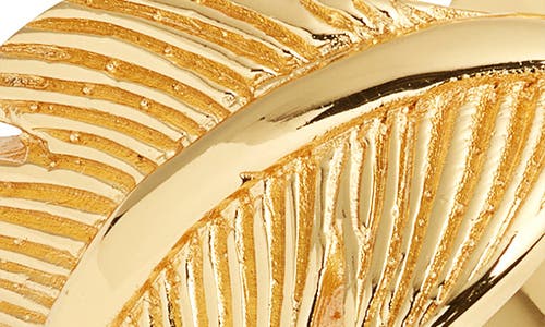 Ki-ele Featherly Band Ring In Gold