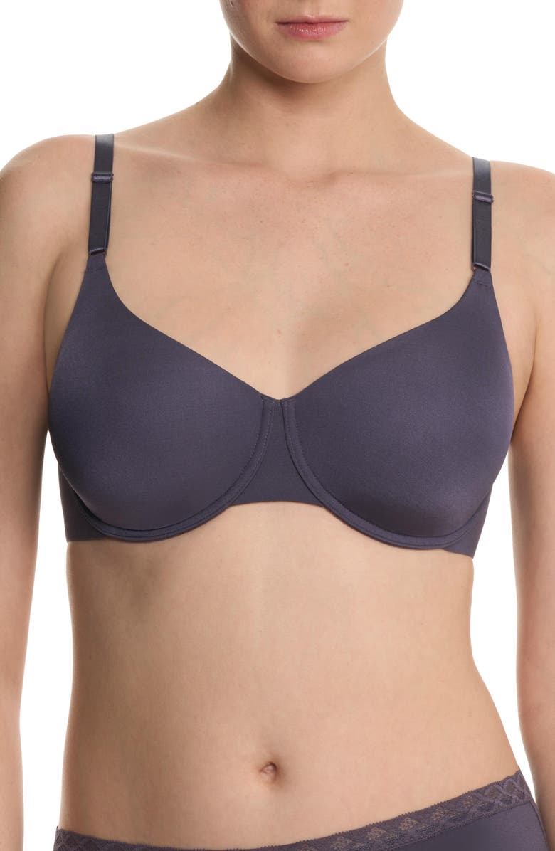 Natori Liquid Full Fit Balconette T-Shirt Bra, Main, color, Greystone