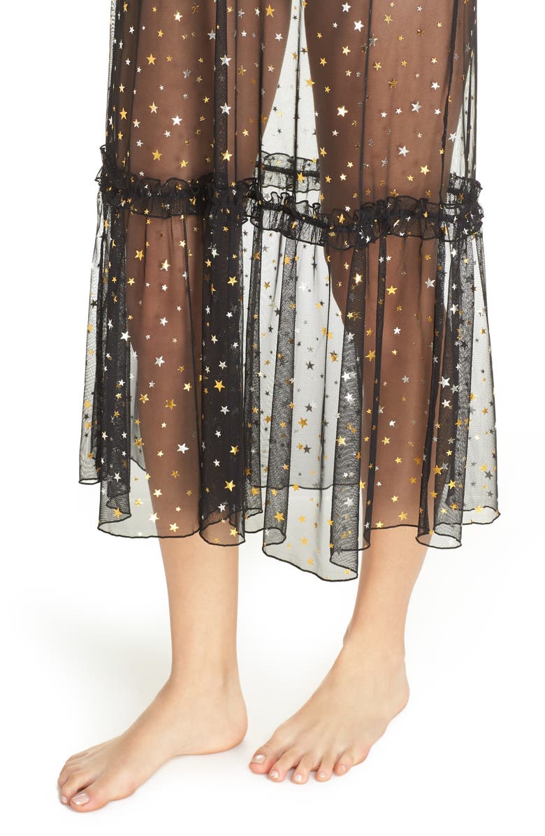 Chelsea28 Glitter Star Sheer Full Slip, Alternate, color,