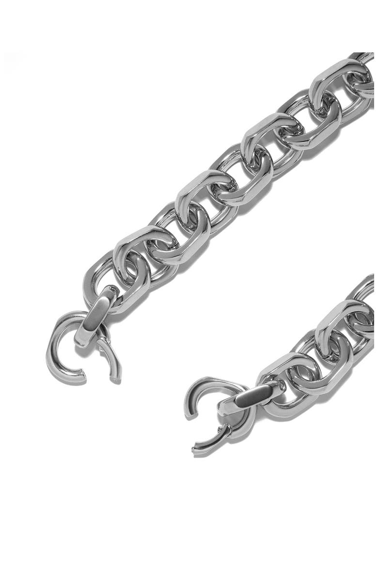City Link Necklace, Alternate, color, SILVER