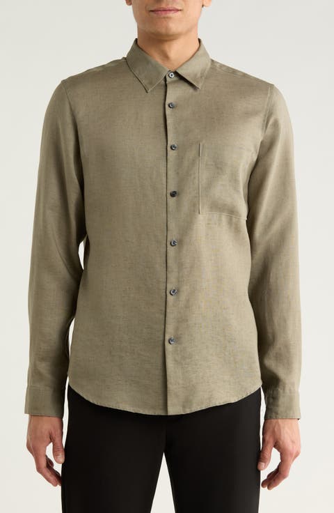 Irving Linen Button-Up Shirt