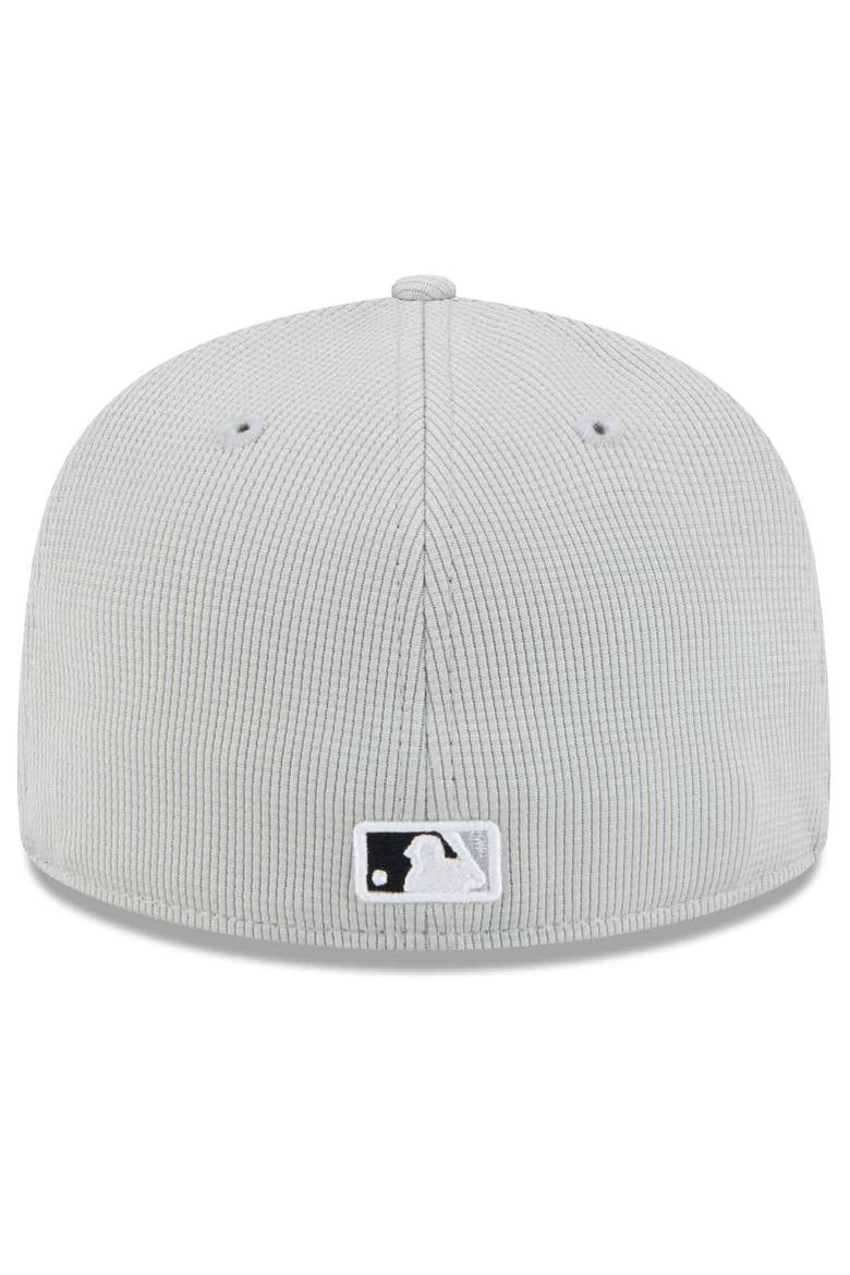 Men's New Era  Gray Chicago White Sox 2025 Spring Training 59FIFTY Fitted Hat, Alternate, color, Gray