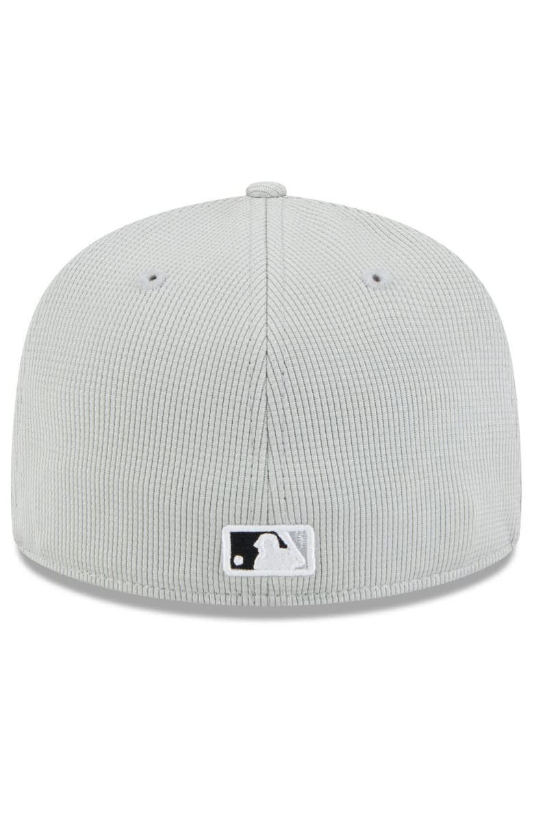 New Era Men's New Era Gray Chicago White Sox 2025 Spring Training 59FIFTY Fitted Hat, Alternate, color, Gray