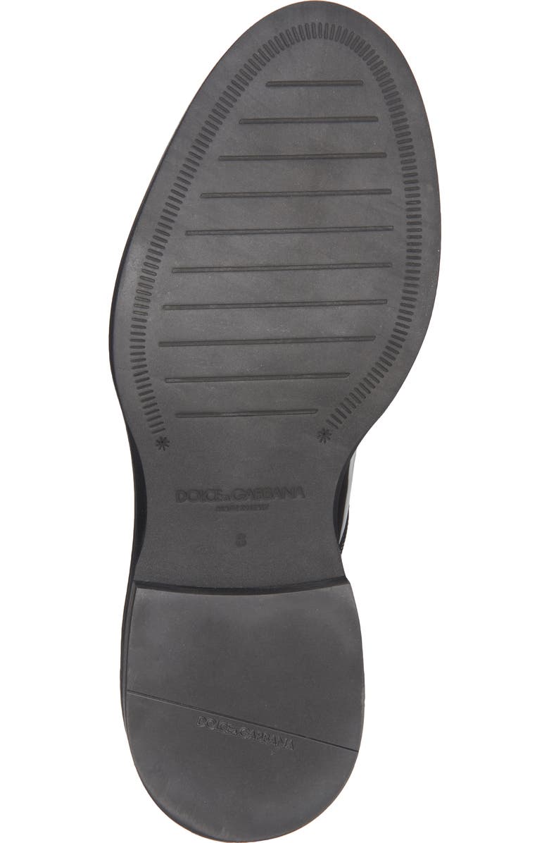 Dolce&Gabbana Vernice Plain Toe Derby, Alternate, color, 80999 Nero
