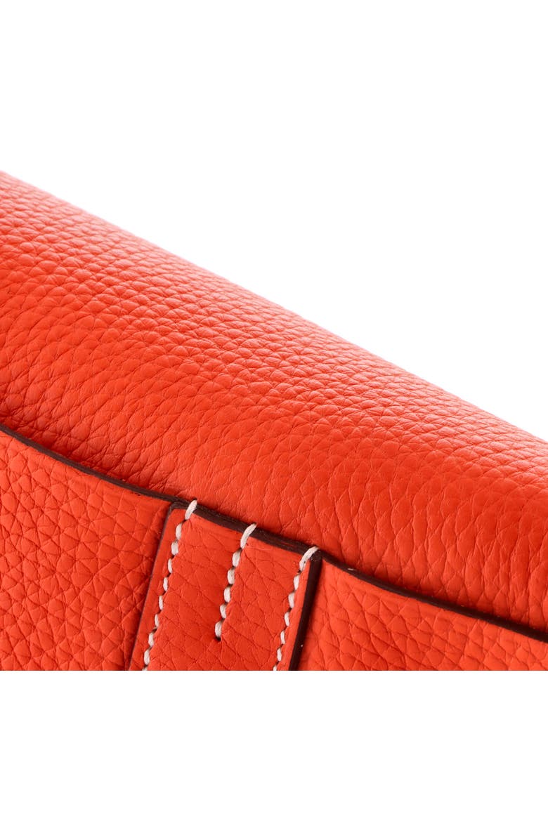 Pre-Owned Hermes Halzan Bag Clemence 31, Alternate, color, Orange Poppy