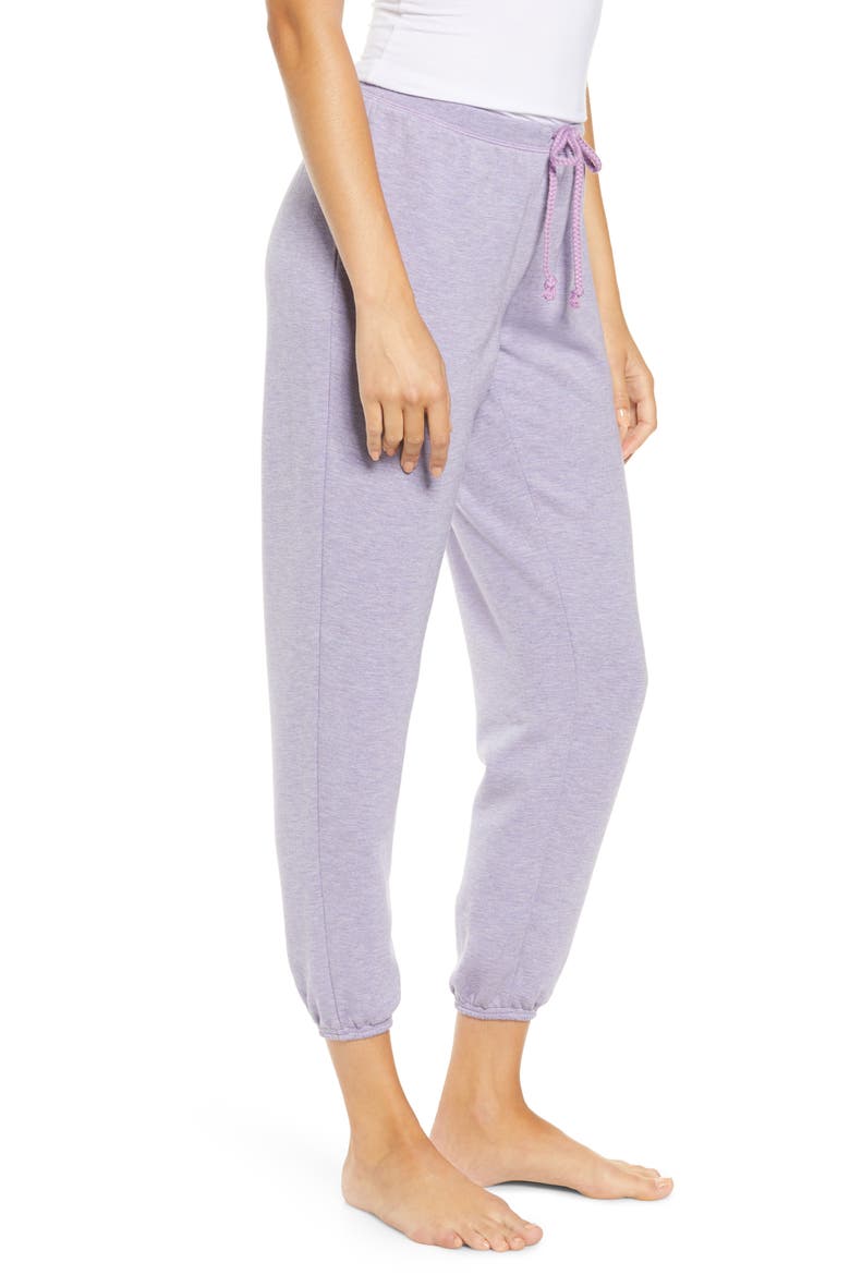 Fleece Joggers, Alternate, color, PURPLE SHEER HEATHER