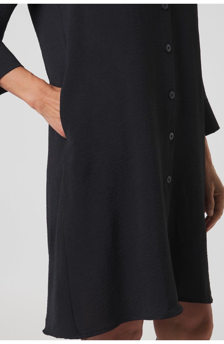 Franne Golde Lido A-Line Shirt Dress with Pockets, Alternate, color, Black