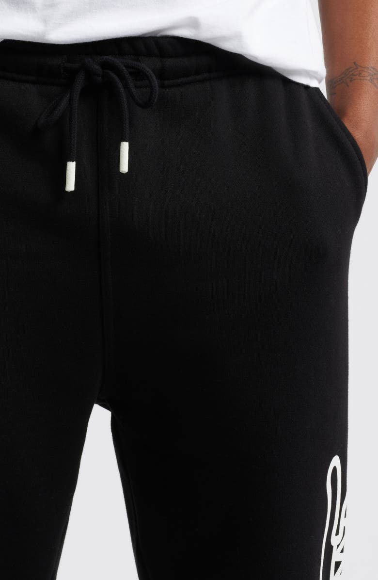 ICECREAM Contender Cotton French Terry Sweatpants, Alternate, color, Black