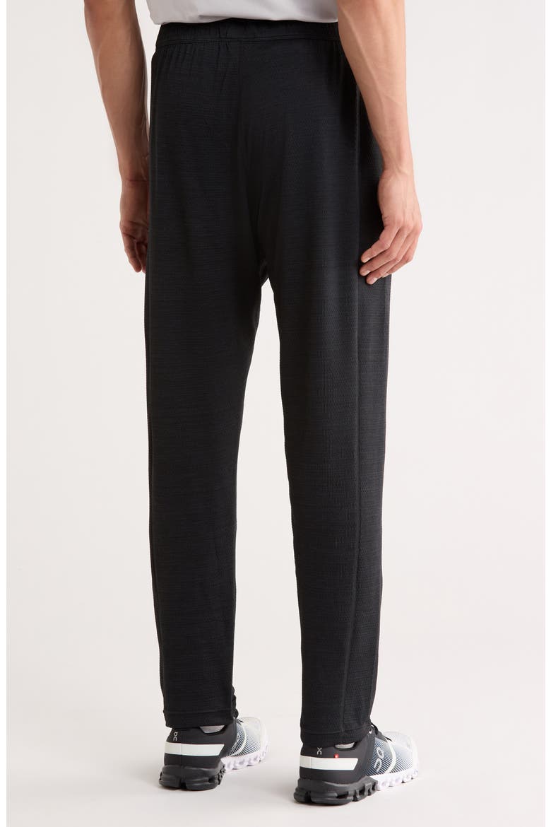 Solotex® Mesh Tiebreak Slim Joggers, Alternate, color, HEATHER BLACK