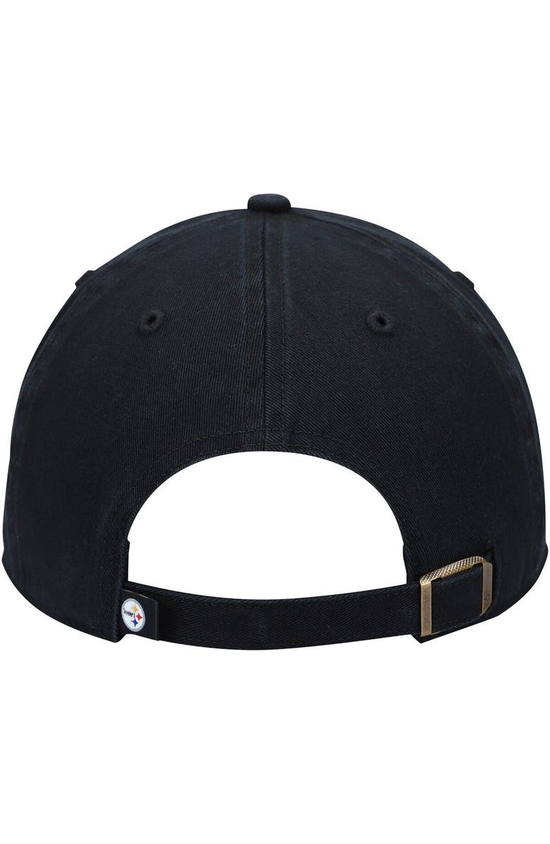 '47 Men's '47 Pittsburgh Steelers Clean Up Alternate Adjustable Hat, Alternate, color, Black